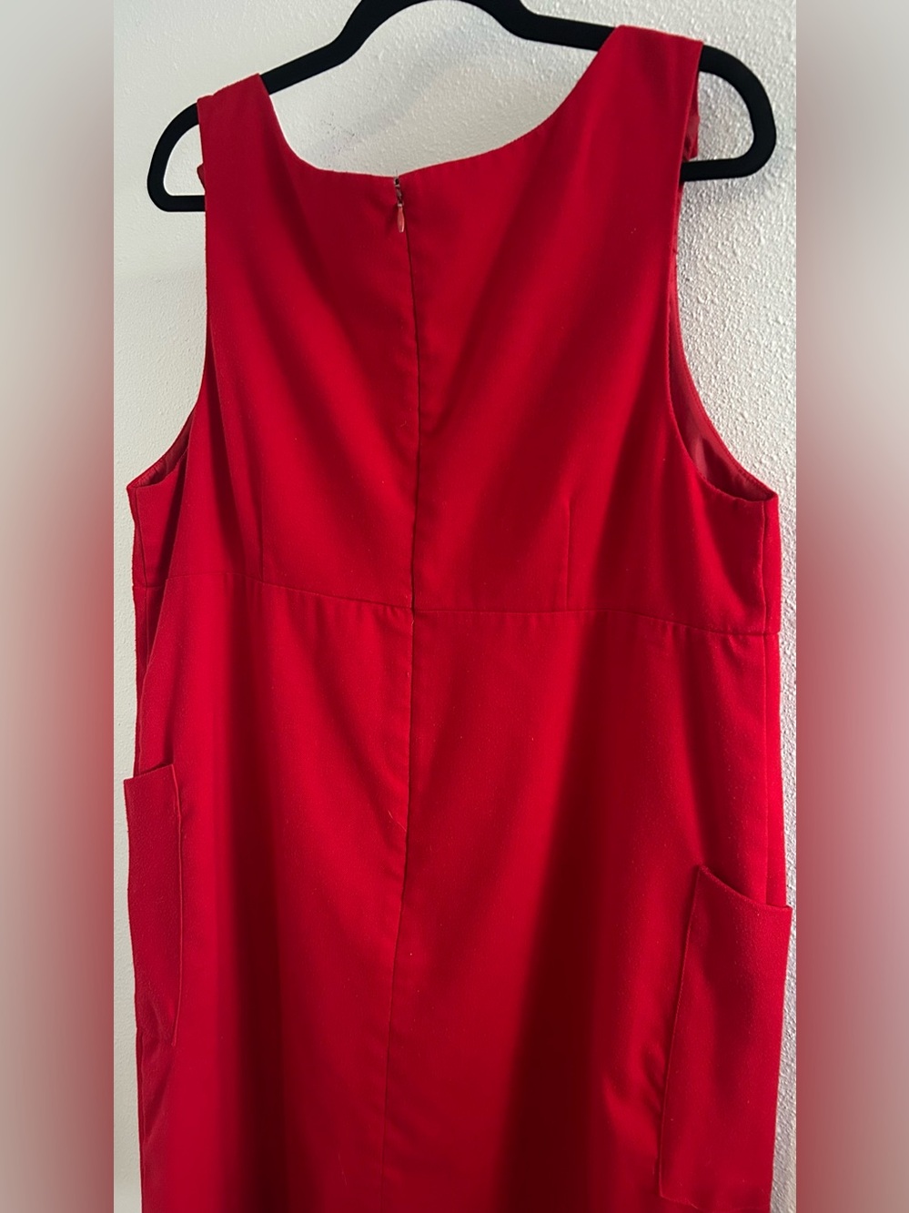 Mossimo Supply Co. Red Sleeveless Shift Dress with Pocket Details - Picture 5 of 5